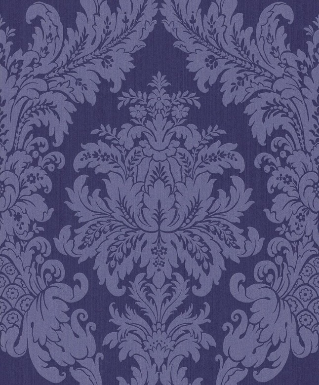 Floral violett - Rasch Vlies-Tapete
