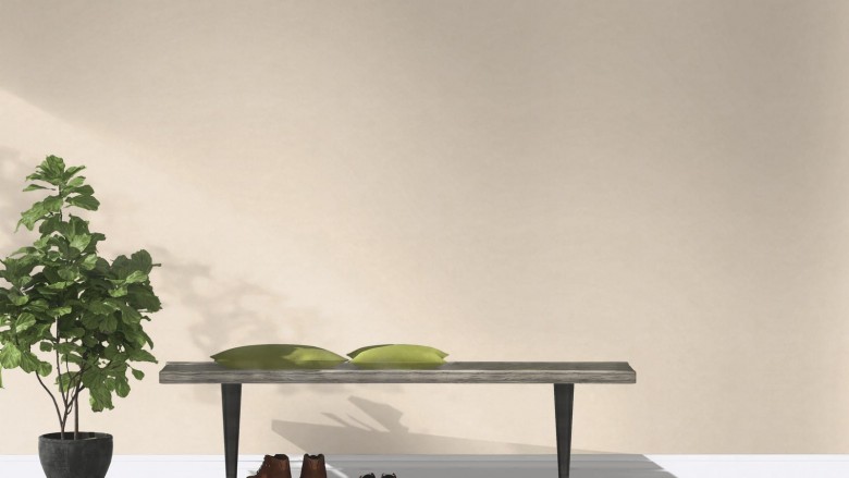 Beton Creme - Rasch Vlies-Tapete Betonoptik
