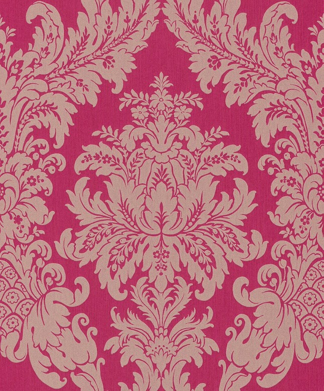 Floral pink - Rasch Vlies-Tapete