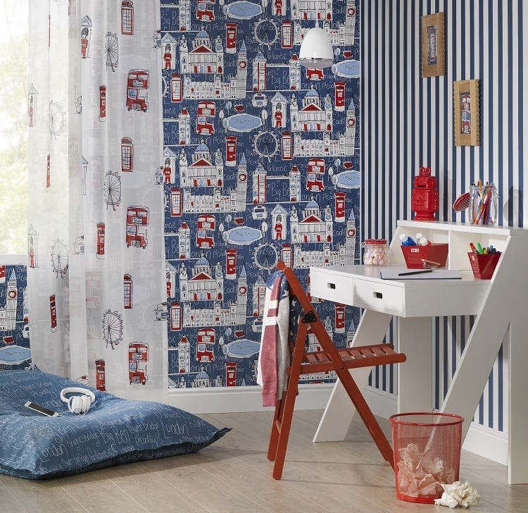 London - Rasch Papier Kindertapete