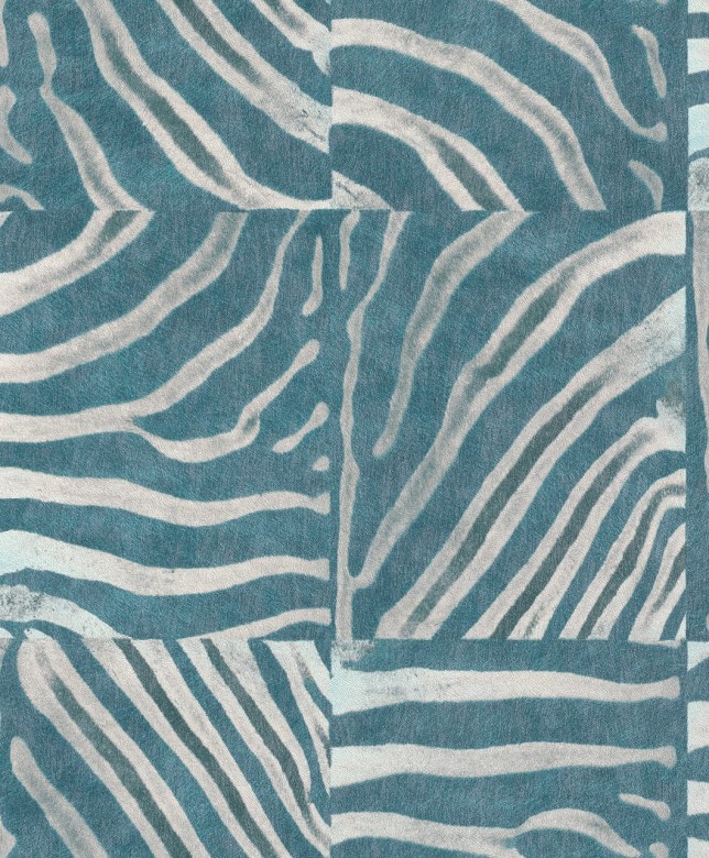 Tierfell Dunkelgrün - Rasch Vlies - Tapete Tierprint Moderne